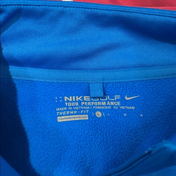 Nike Golf Blue Therma-Fit Pullover - Picture 2 of 7